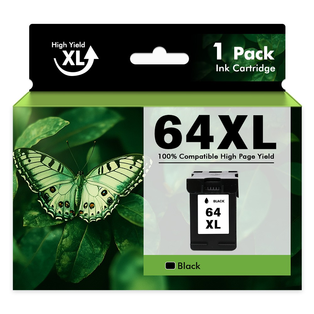 64 XL Ink Cartridge for HP Ink 64XL ENVY 5542 6255 6258 7130 7132 7164 7830 7855