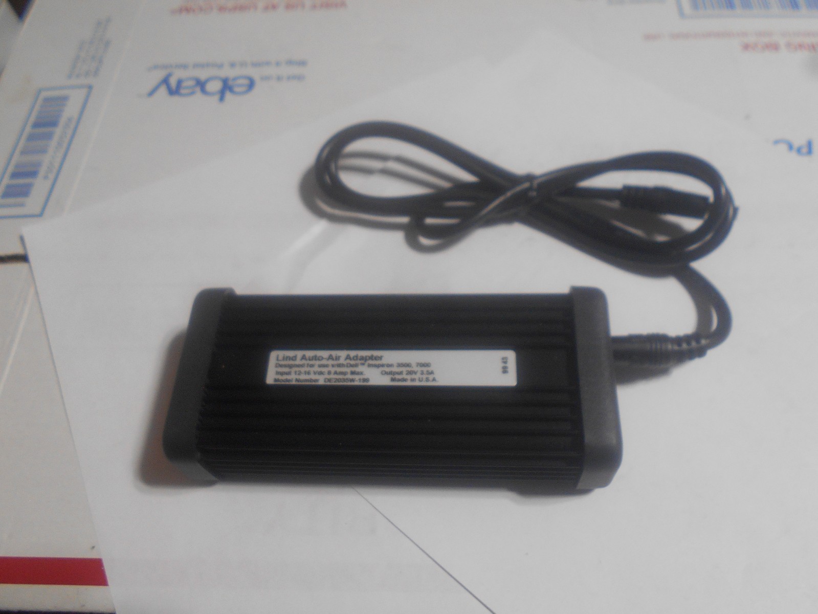 Lind Auto-Air DE2035W-199 DC Power Adapter