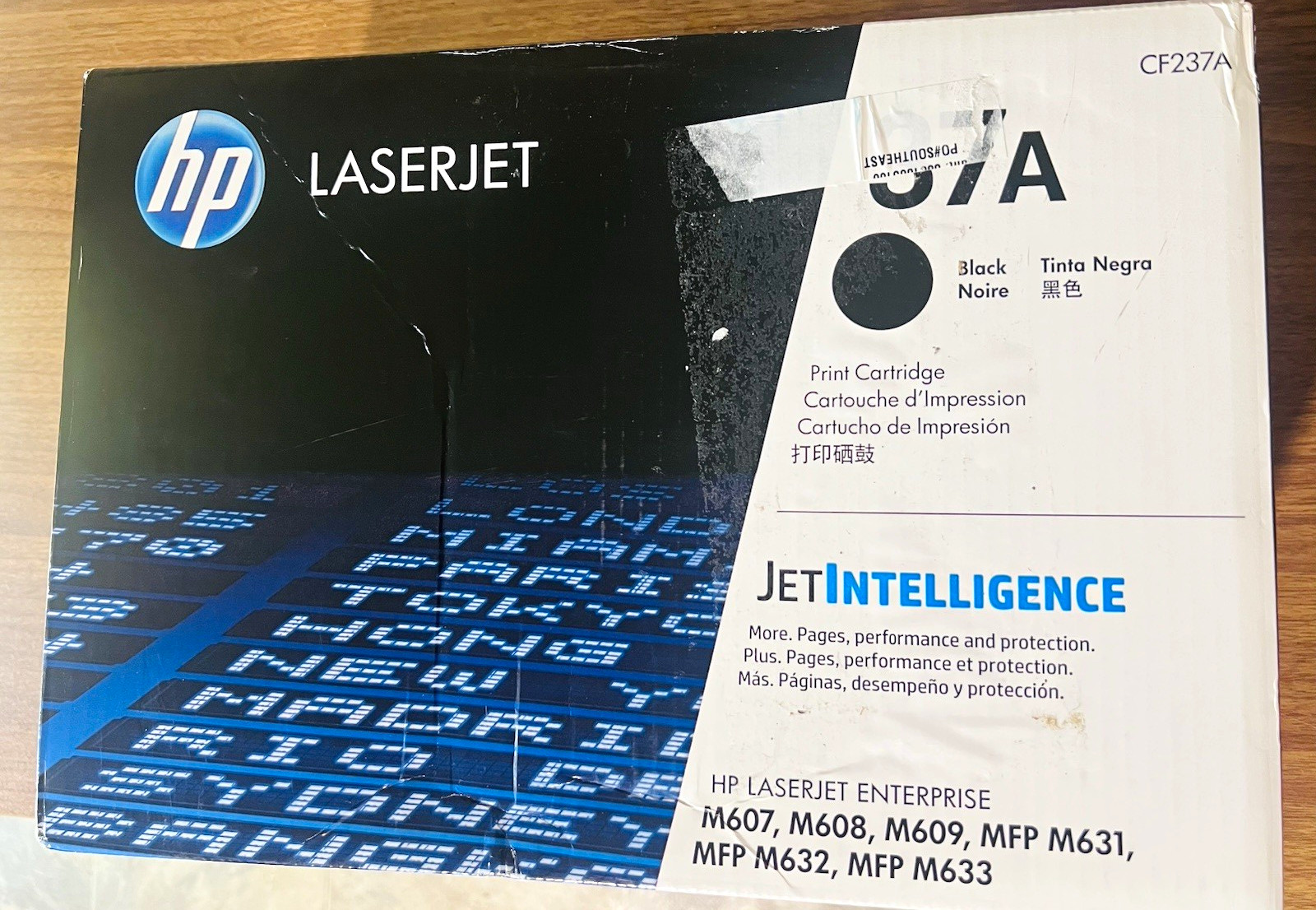 HP 37A CF237A Black Toner Cartridge for LaserJet JetIntelligence