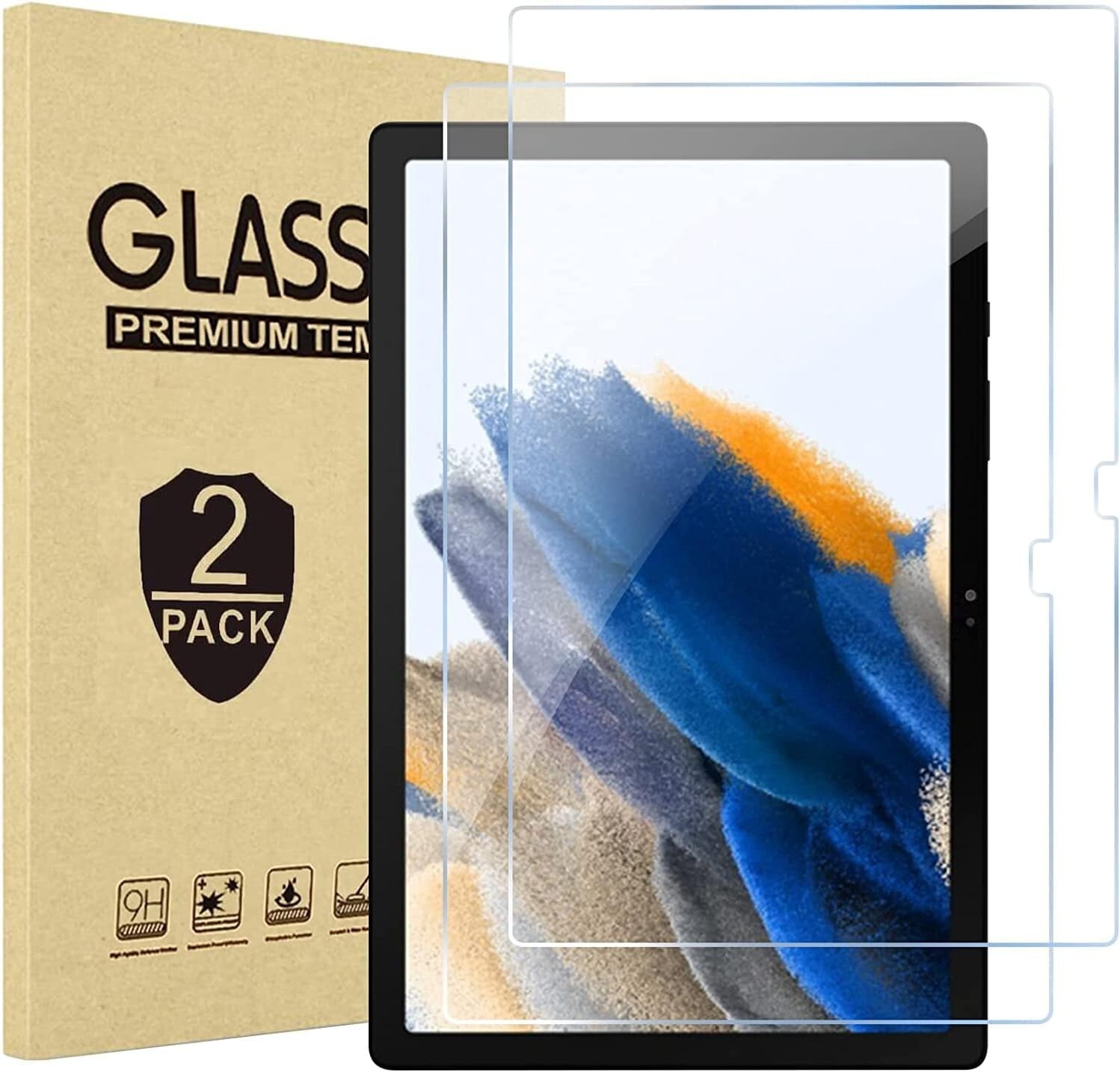 2 PCS for Samsung Galaxy Tab A8 10.5 Anti Blue Light Anti Glare Screen Protector