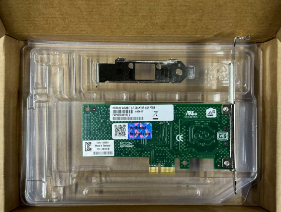 Original Intel 9301CT 1-port Gigabit Network Card Intel 82574L EXPI9301CTBLK-