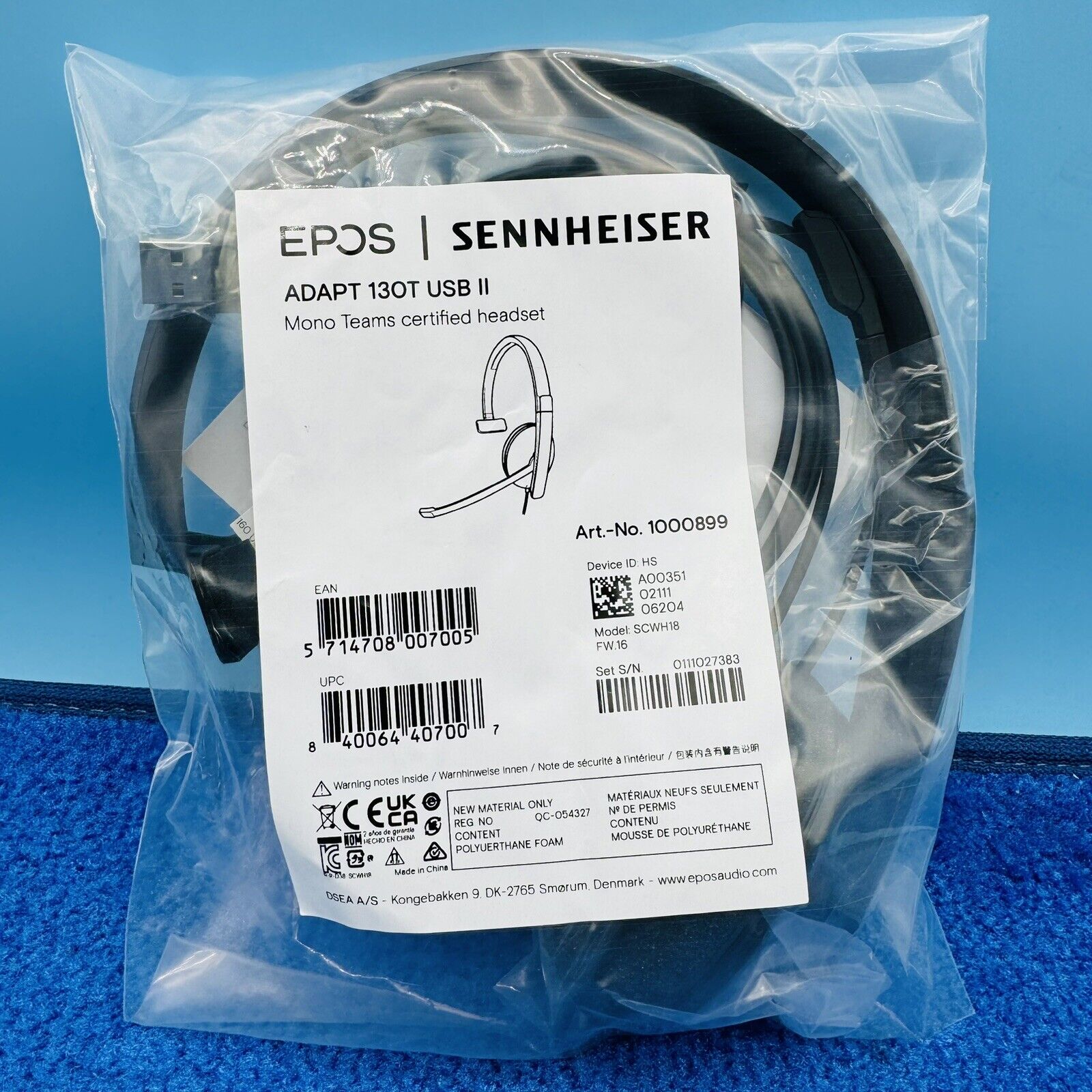 EPOS | SENNHEISER ADAPT 130T USB II (1000899)