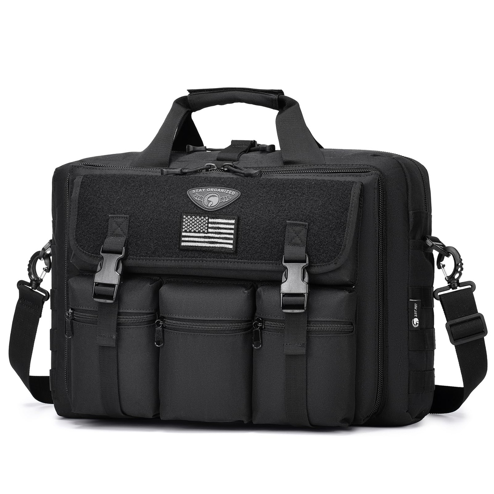 Tactical Messenger Bag, 15.6/17.3 Inch Tactical Briefcase for Man Military La...
