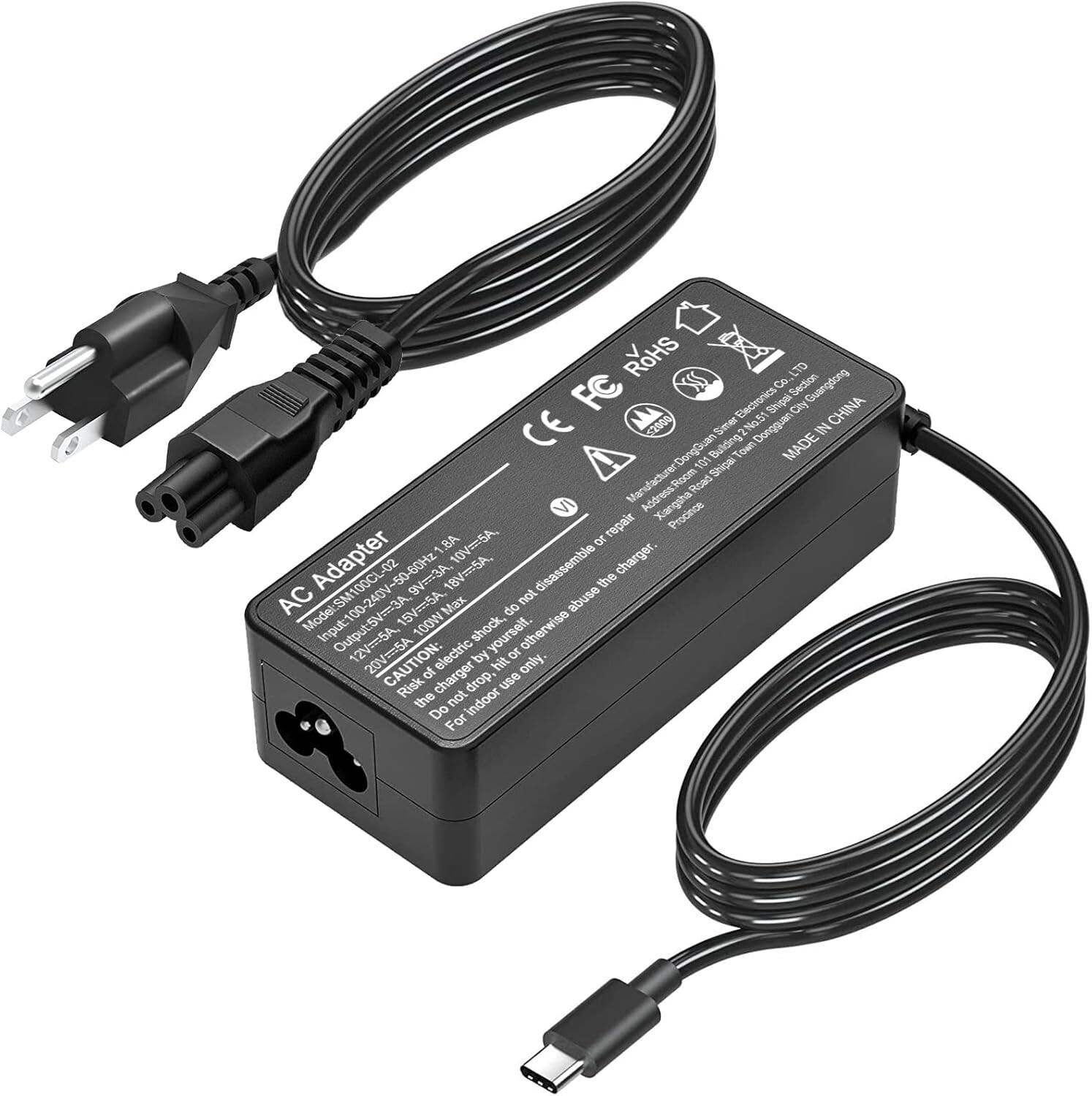 100W High-Speed USB-C Charger for DJI Drone, RC Controller, Goggles