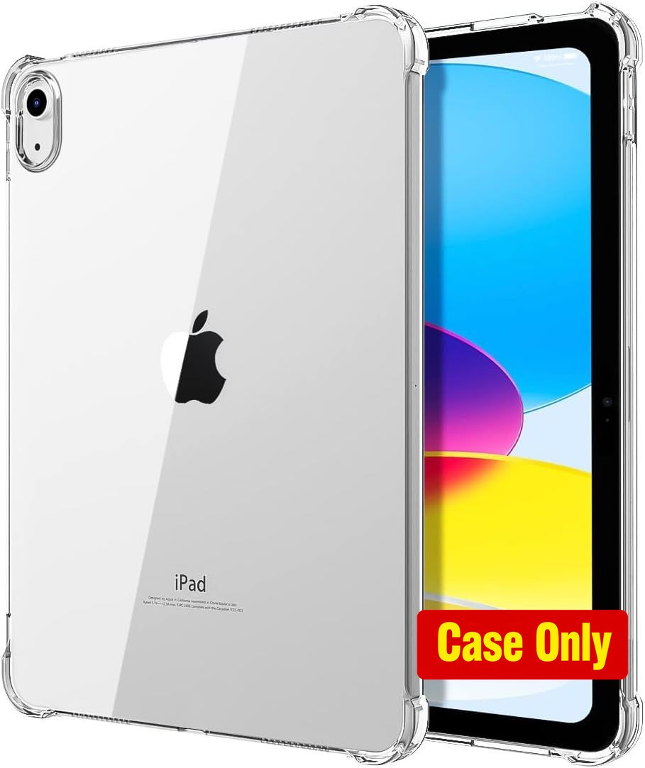 Clear Shockproof Case for 11" iPad A16 11th Gen, Compatible with 10th Gen 10.9