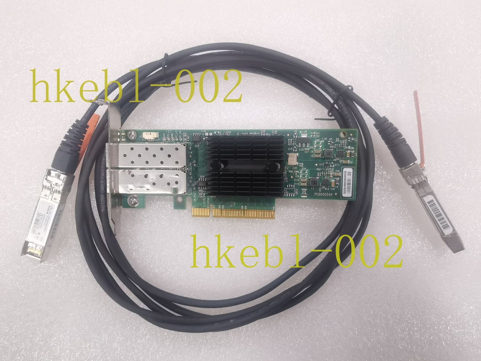 HP MCX312B-XCCT 546SFP Mellanox ConnectX-3 Pro Dual Port 10Gb SFP + 3M Cable