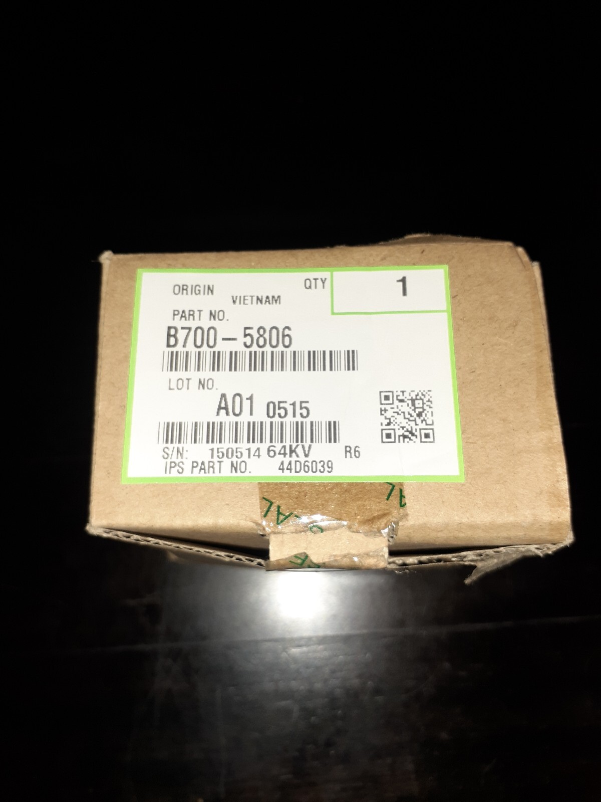 Ricoh B700 5806  Ips Part No 4406039. 