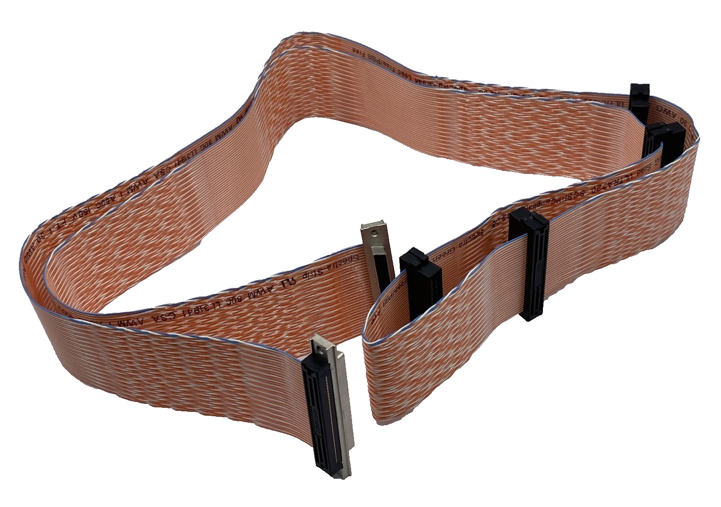 Amphenol Spectra-Strip Ultra320 SCSI Ribbon Cable 68-Pin Internal LVD SE 142-06