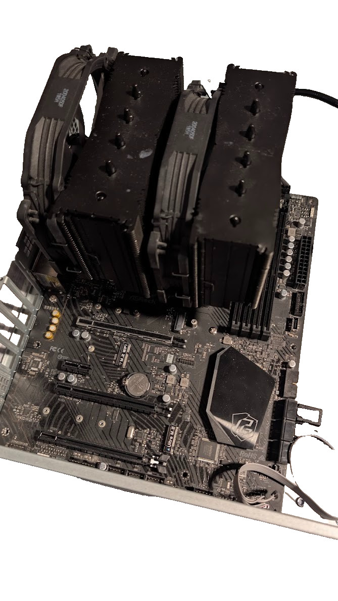 AMD Ryzen 9 3900X + ASRock B550 PG Riptide Motherboard + Noctua NH-D15 Combo