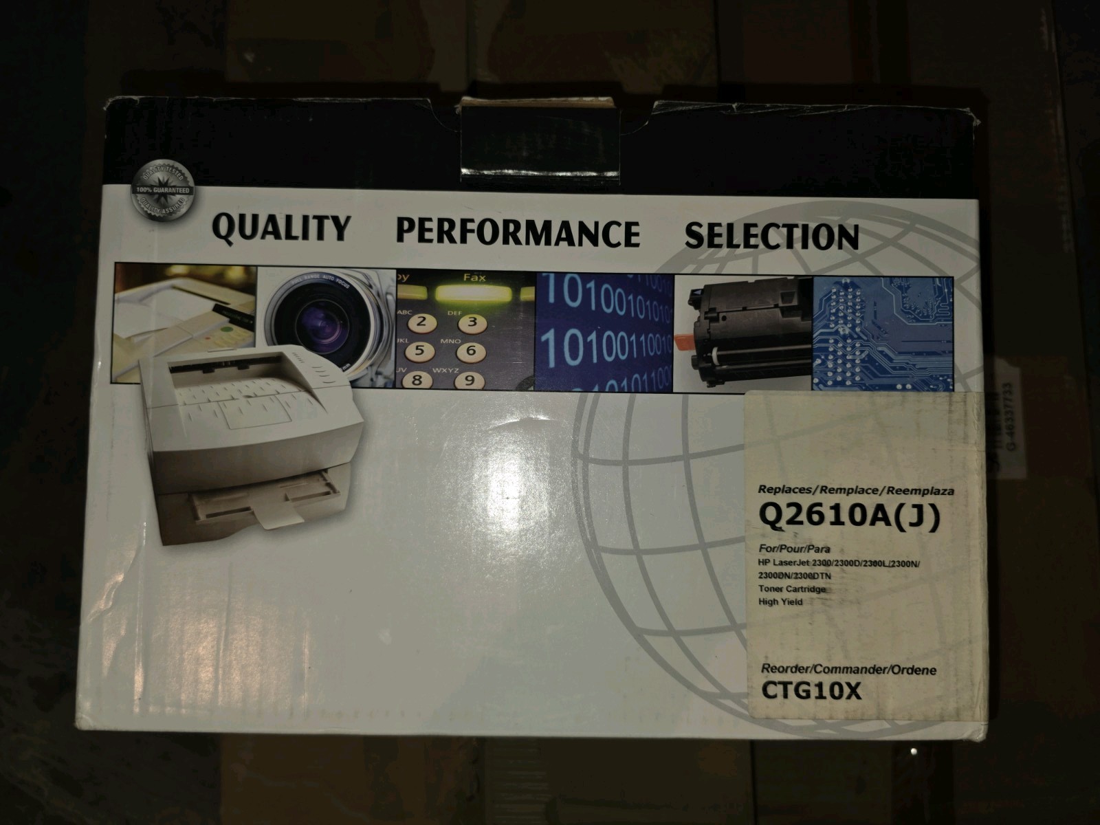 Q2610A Black High Extended Yield Toner Cartridge For HP 10A New - Open Box