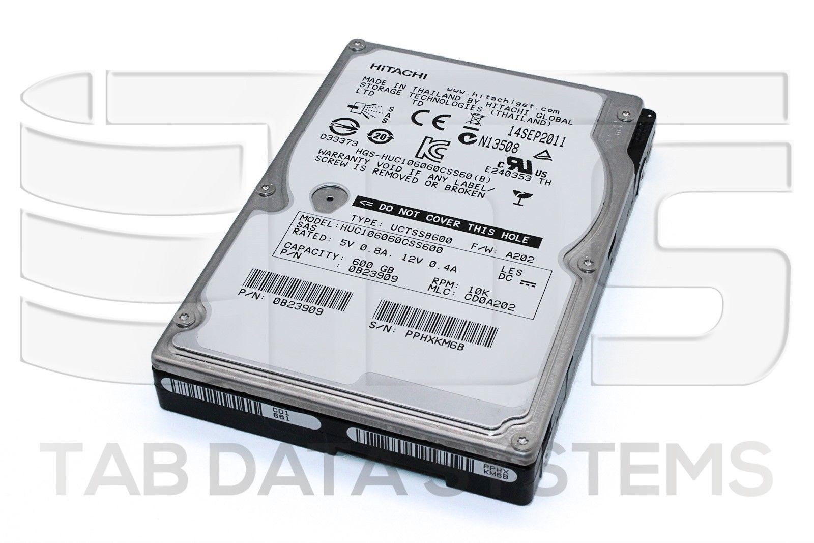 Hitachi HGST HUC106060CSS600 600GB 10K 6Gbps 2.5" SAS HDD