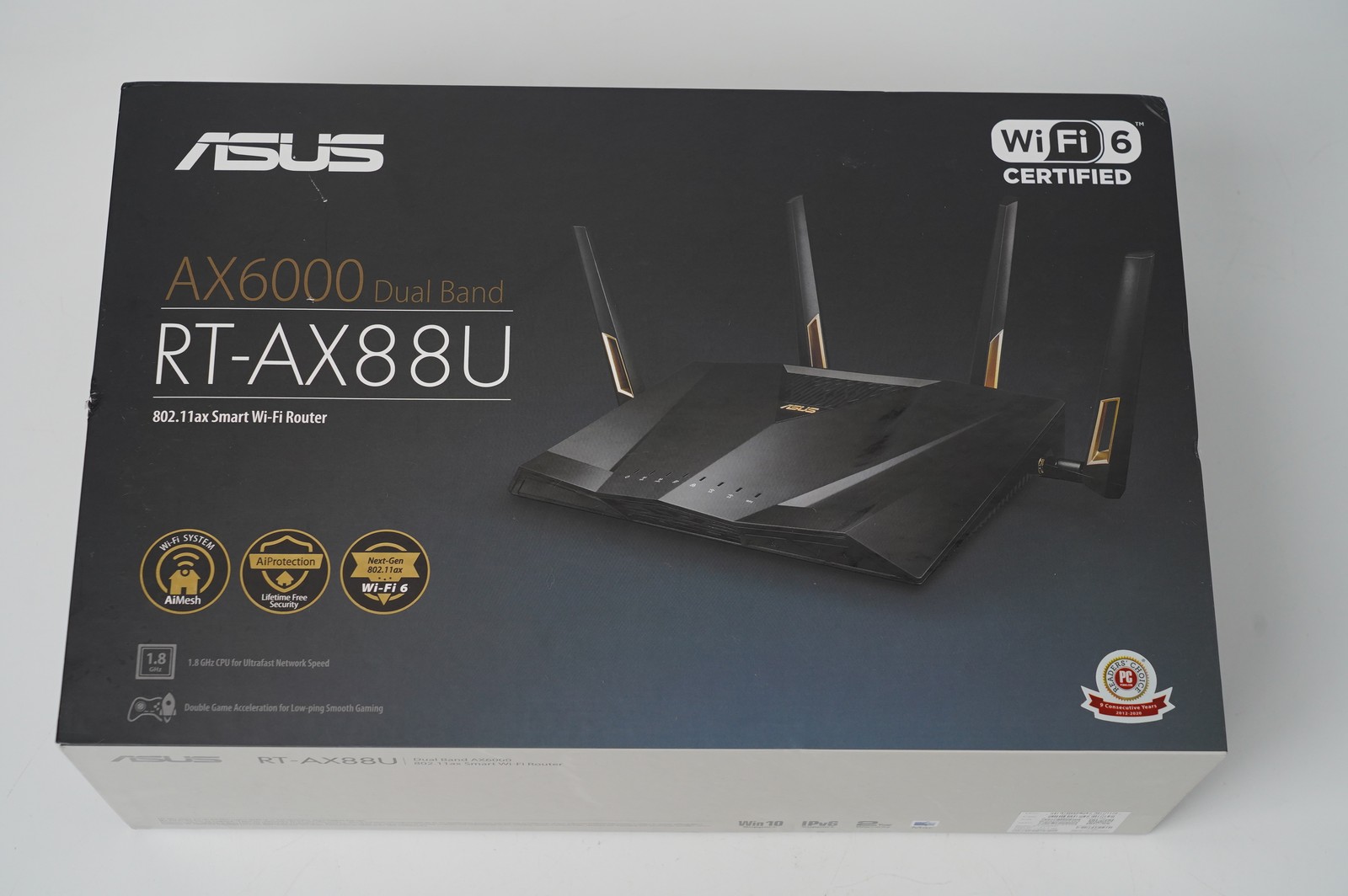 ASUS RT-AX88U AX6000 Dual Band WiFi 6 Gigabit Smart Router 802.11ax