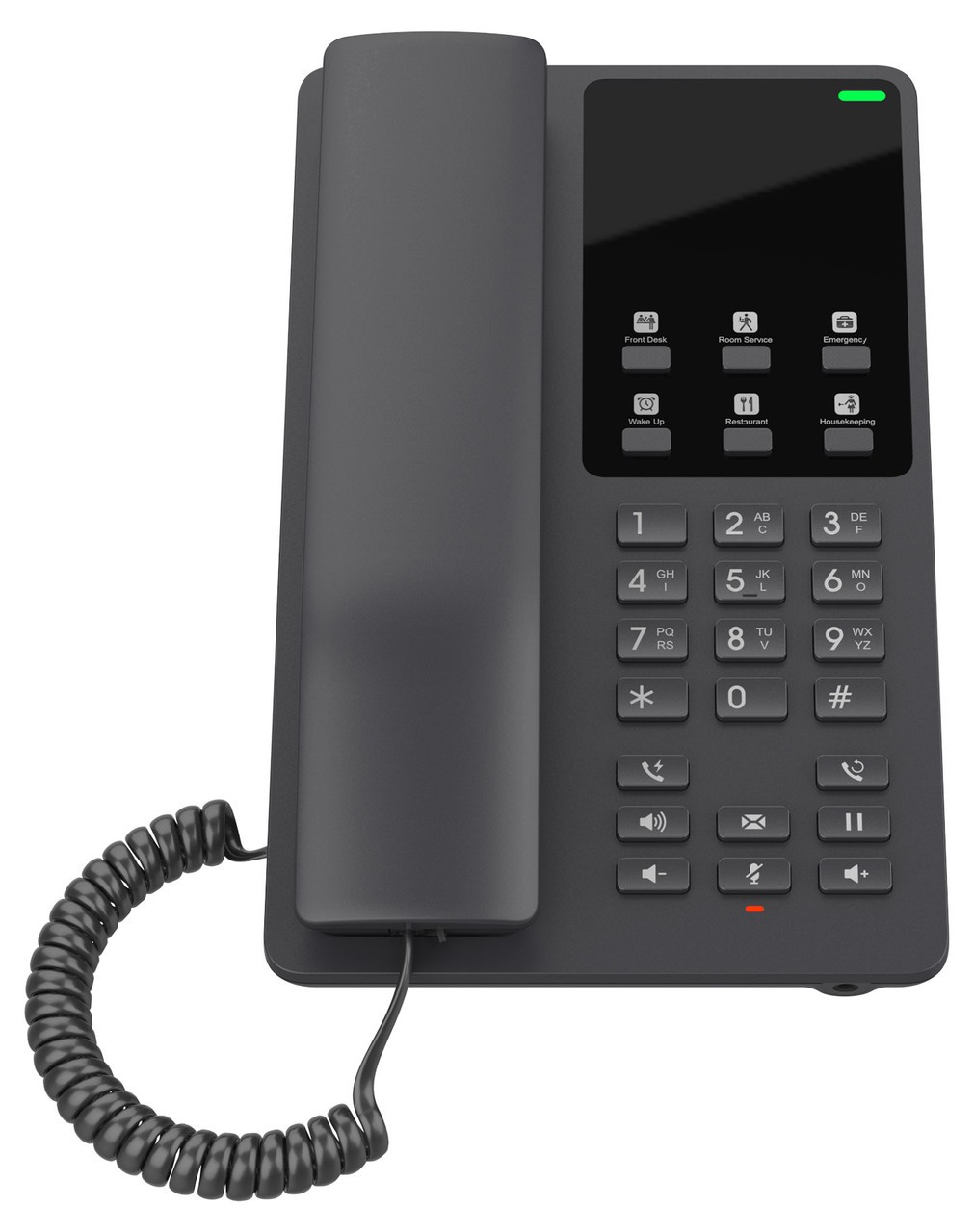 Grandstream GHP621W Desktop Hotel Phone Built-in WiFi Black 2 SIP Accounts