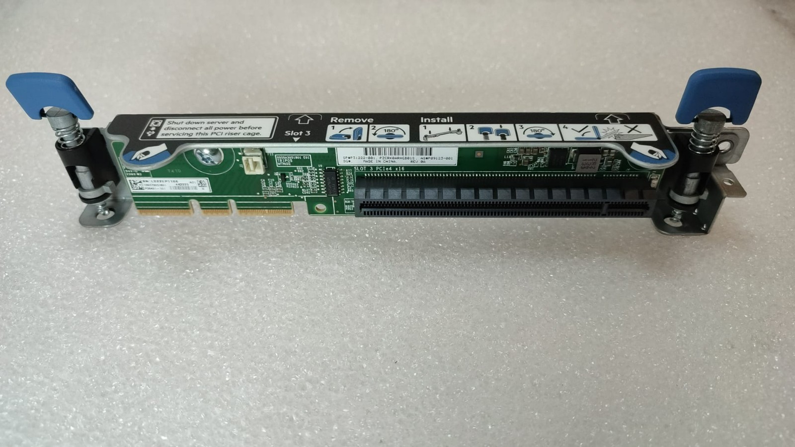 HPE DL36X GEN10 PLUS LOW PROFILE RISER KIT P26471-B21 P31222-001 RISER x16LPG10+