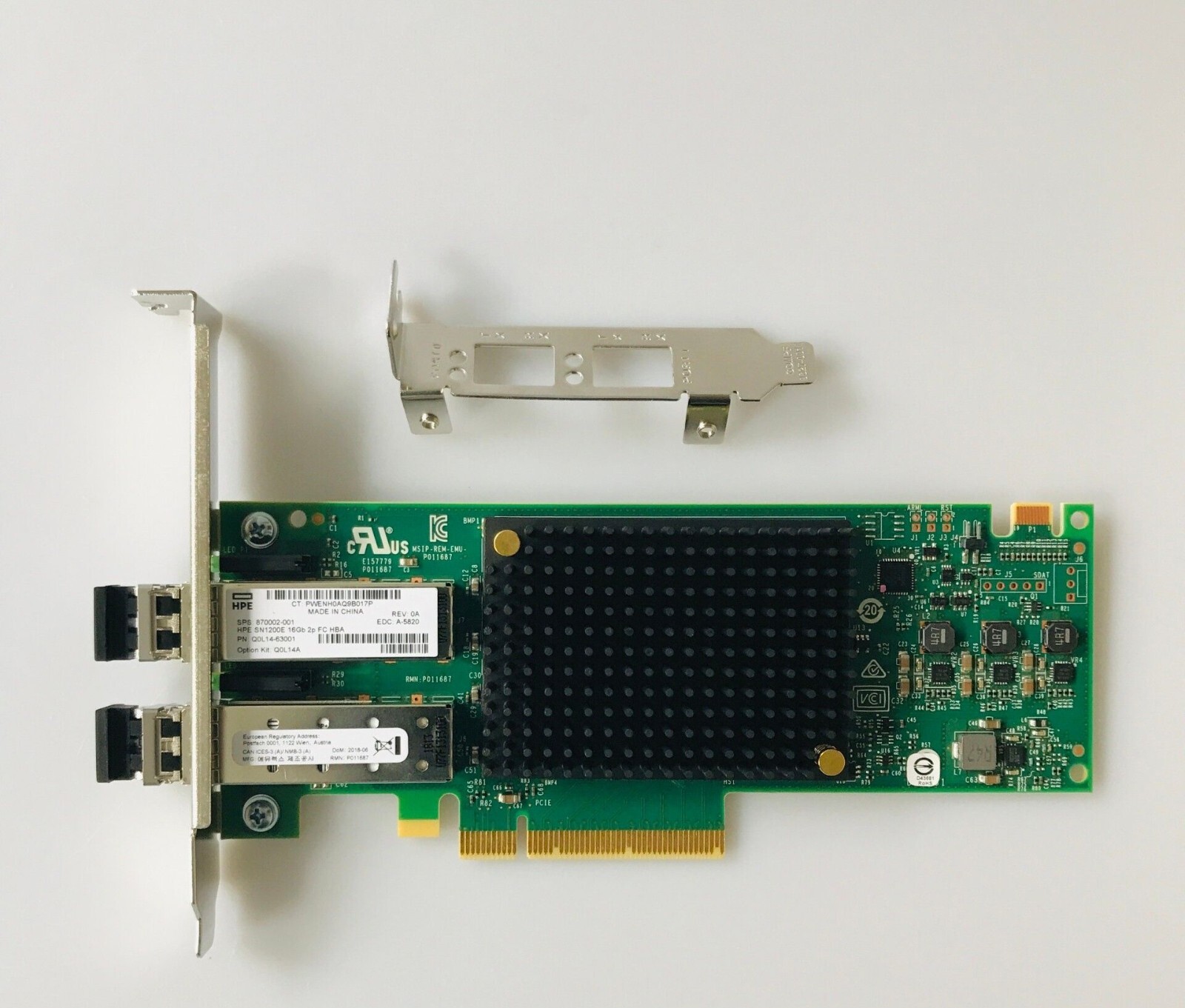 HP Q0L14A HPE SN1200E 16GB 2P FC HBA Q0L14-63001 870002-001 W/SFP