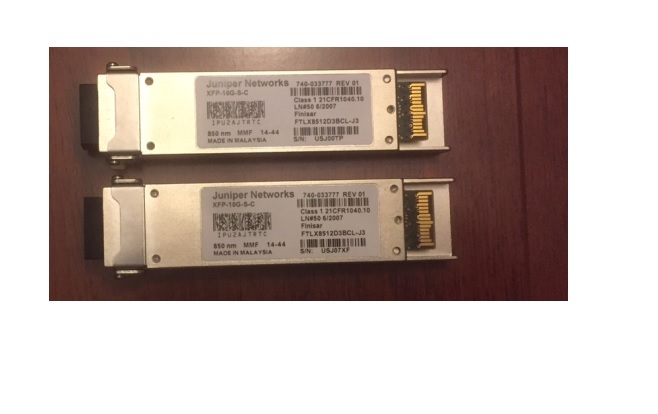Juniper SRX-XFP-10GE-SR 850nm MMF Transceiver 