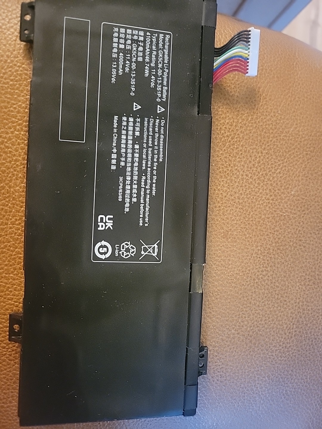 GK5CN-00-13-3S1P-0 Battery For Getac GK5CN5Z GK7CN6S GK5CN6Z GK5CN-11-16-3S1P-0