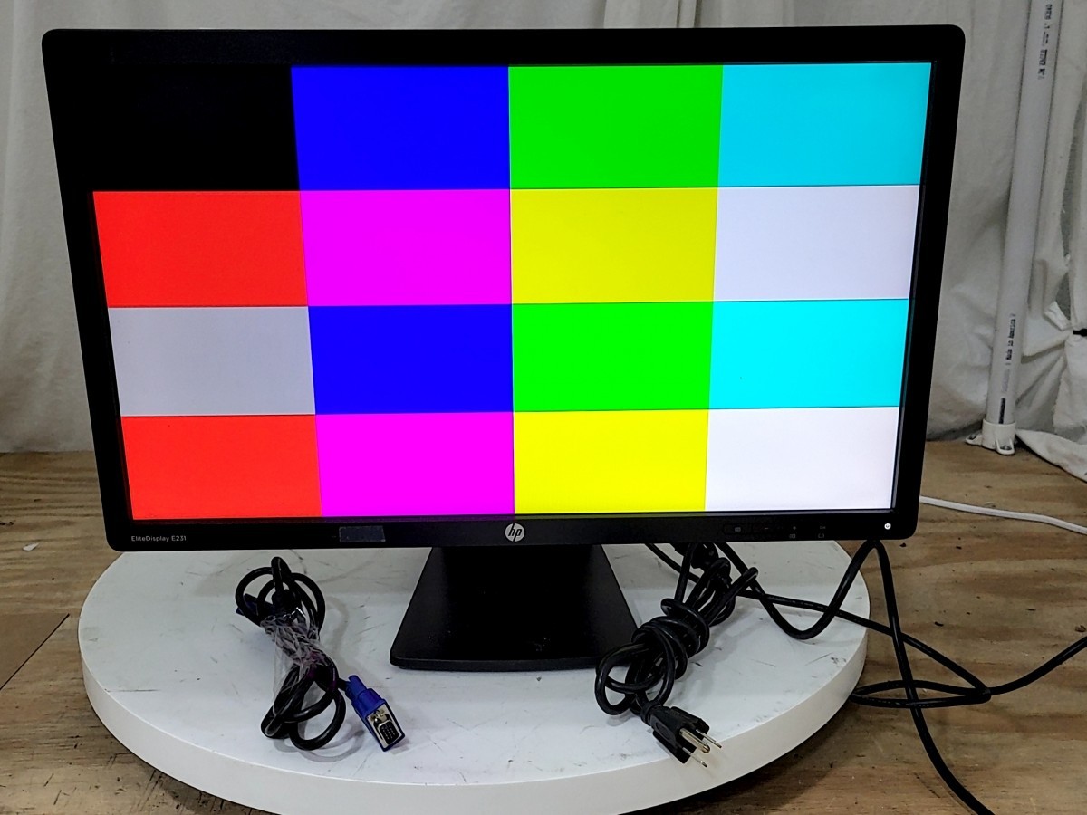 HP EliteDisplay E231 C9V75A 23" LCD Monitor DVI DP VGA GRADE B