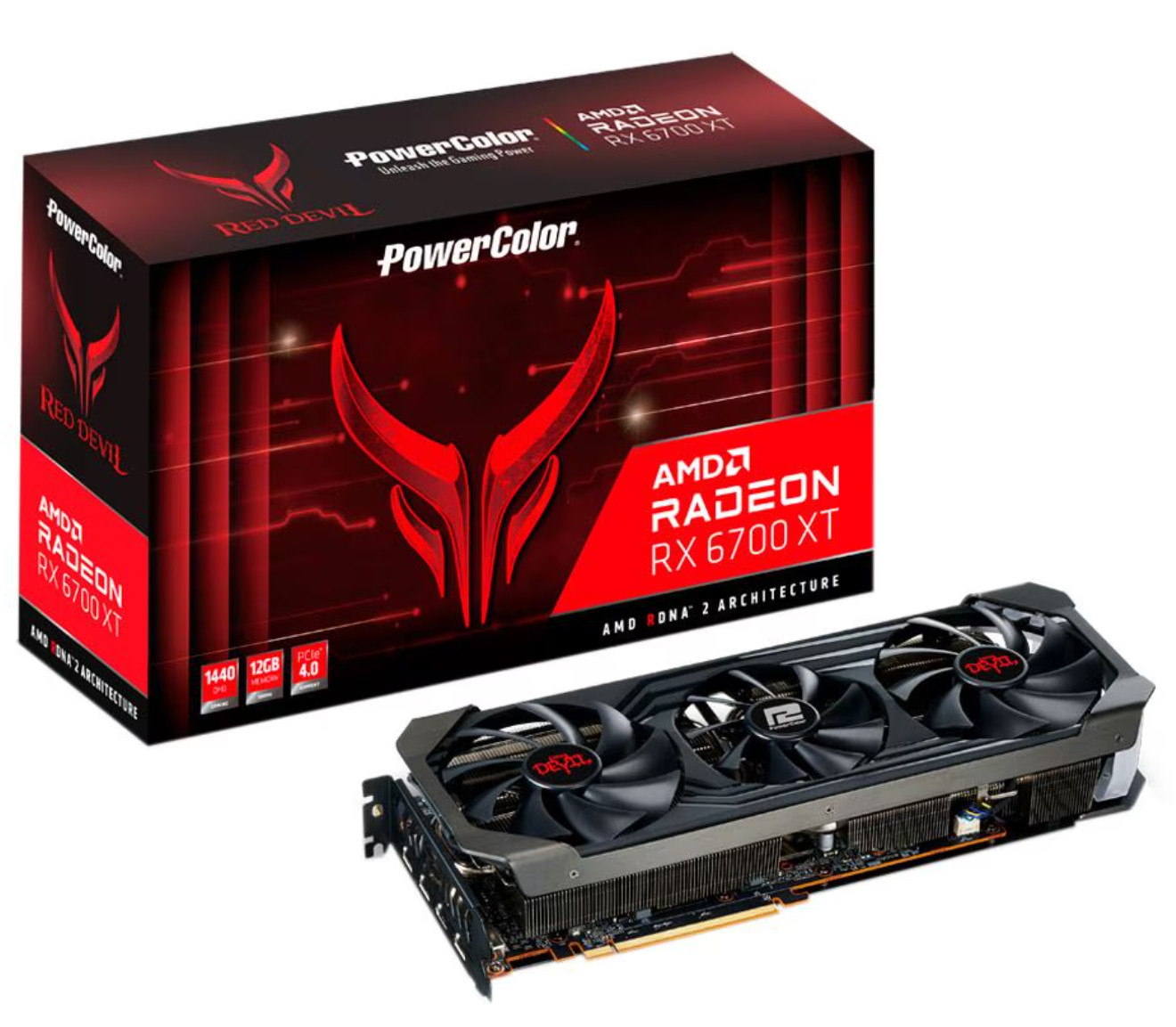 PowerColor Red Devil Radeon RX 6700 XT 12GB GDDR6 Gaming GPU