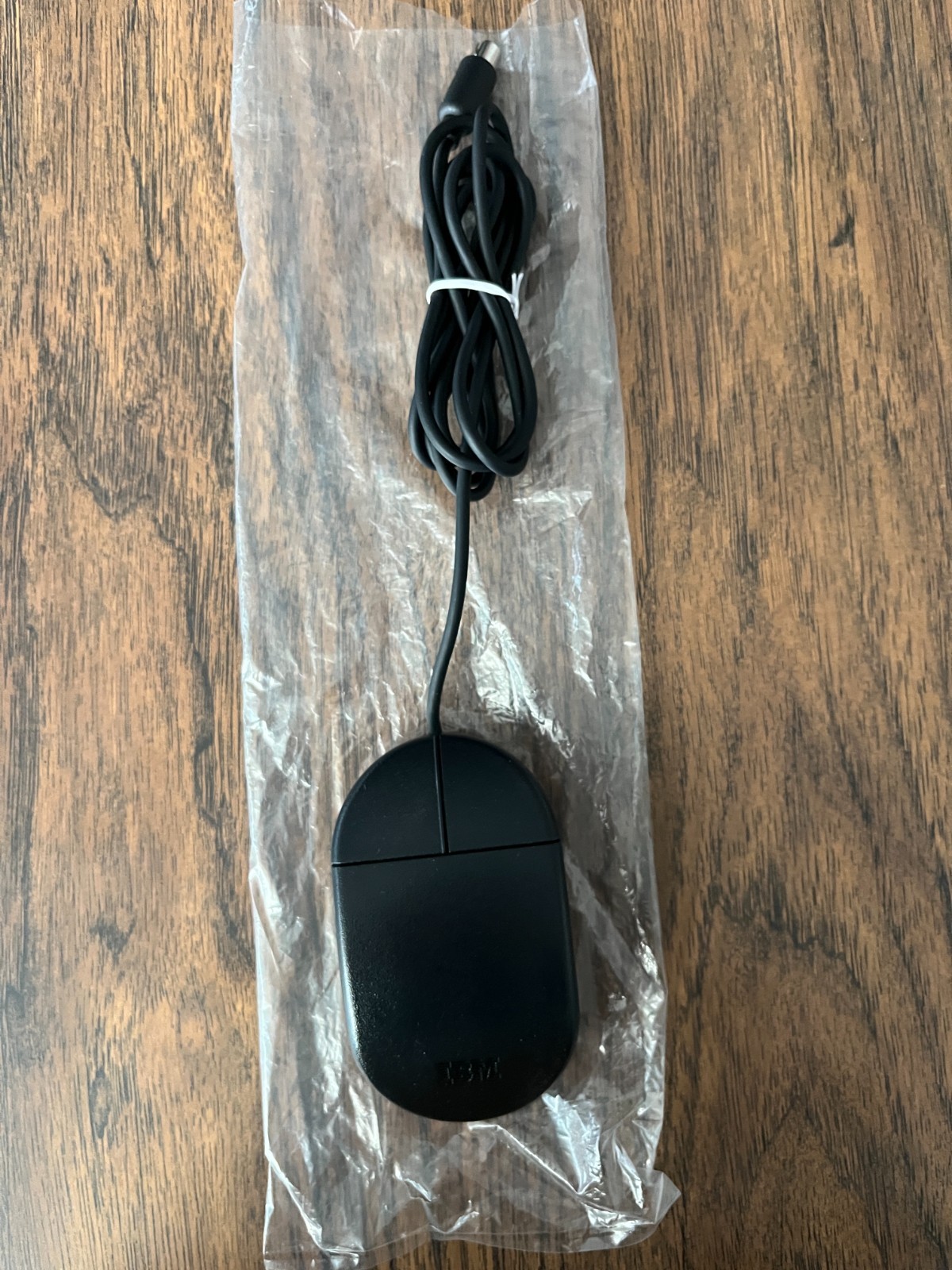 NOS Vintage Black IBM Early Model 13H6714 PS/2 Mouse