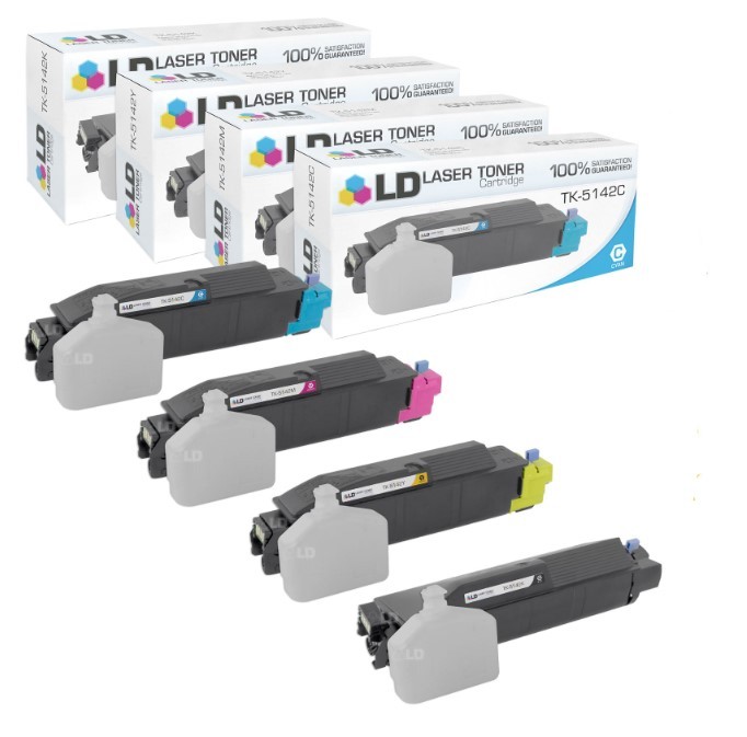 LD Compatible Kyocera-Mita TK-5142 4PK BCMY: 1T02NR0US0/CUS0/BUS0/AUS0