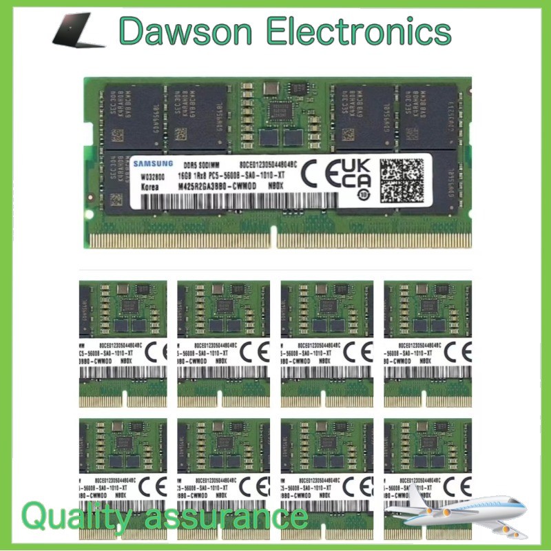 Samsung (10X16GB) 16GB DDR5 5600MHz PC5-44800 SODIMM Memory Ram M425R2GA3BB0-CWM