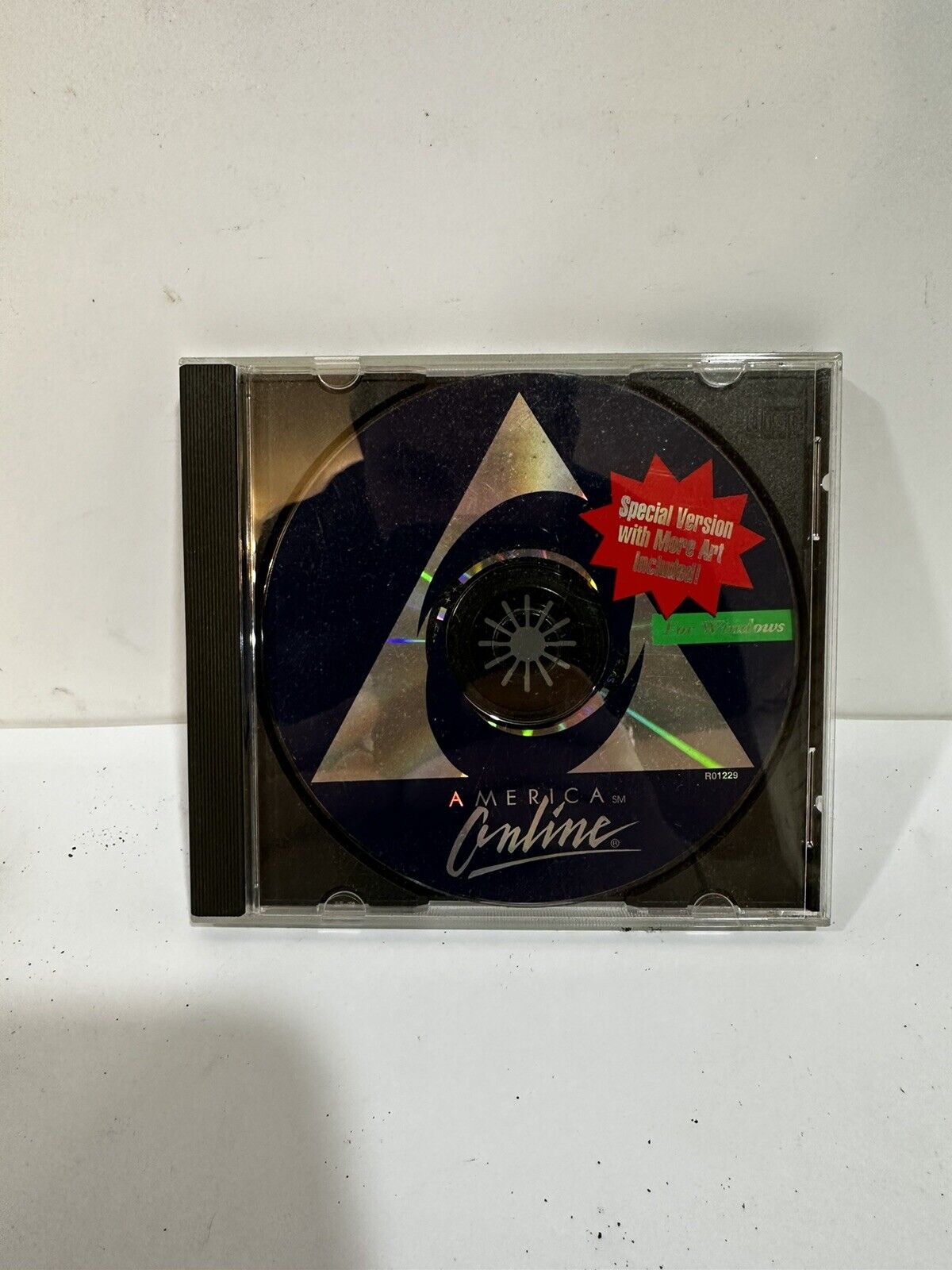AOL America Online For Windows PC CD Rare Collectible R01229 Collectors
