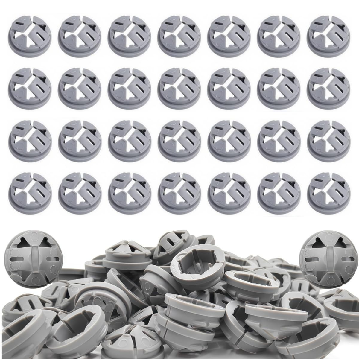 150 Pcs of 3/8-1/2 Inch Electrical Wire Box Connectors, Wire Connectors Push 