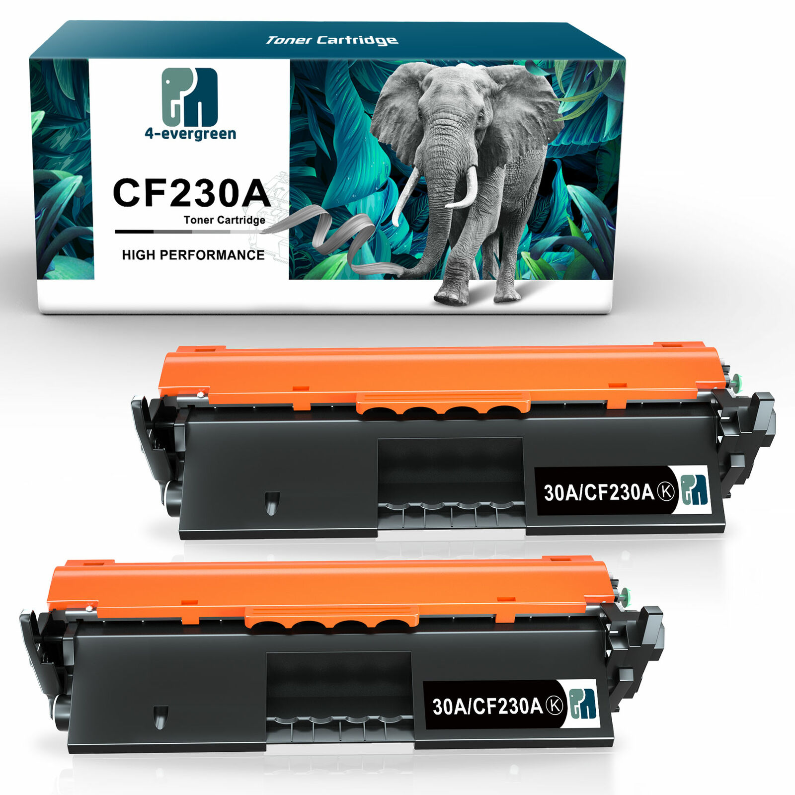 2PK CF230A 30A Toner Replacement for HP LaserJet M203d Pro MFP M227fdn M227fdw