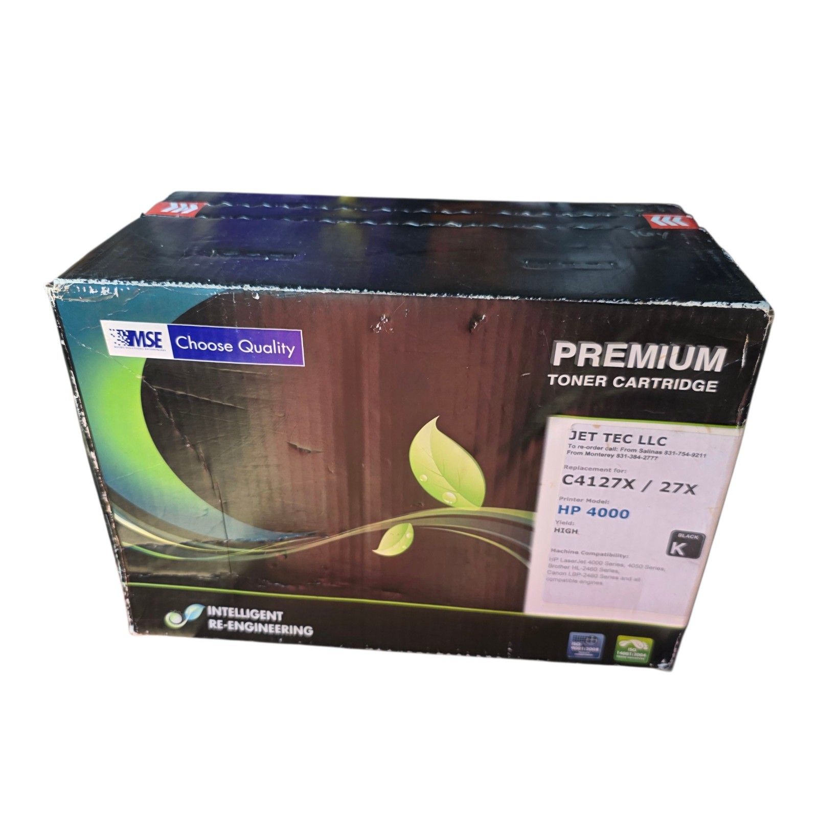 MSE- C4127X / 27X Toner Cartridge, Black, HP Laserjet 4000 & 4050 Series Comp