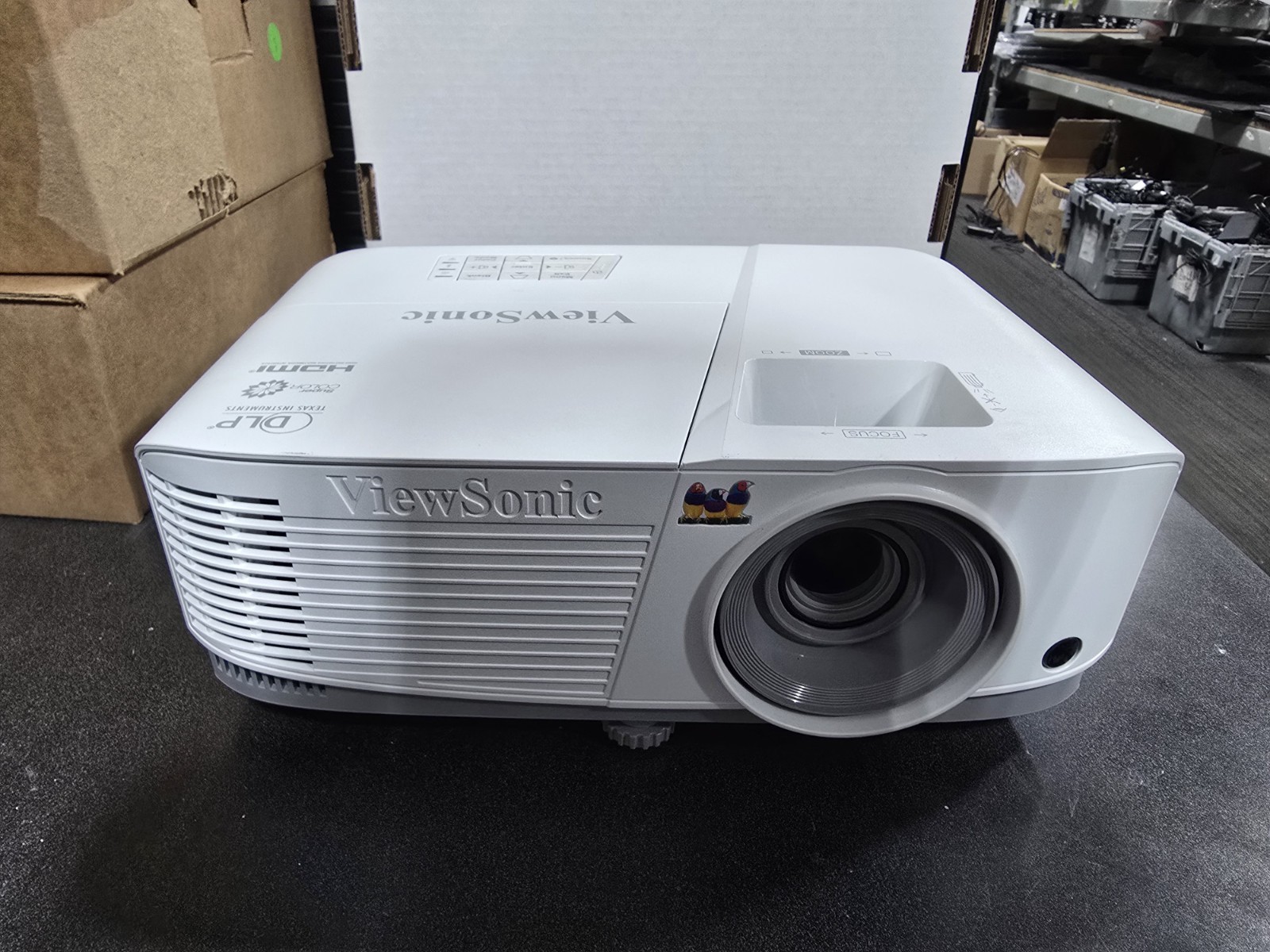 ViewSonic DLP HDMI Multimedia Video Projector Home Theater Office White