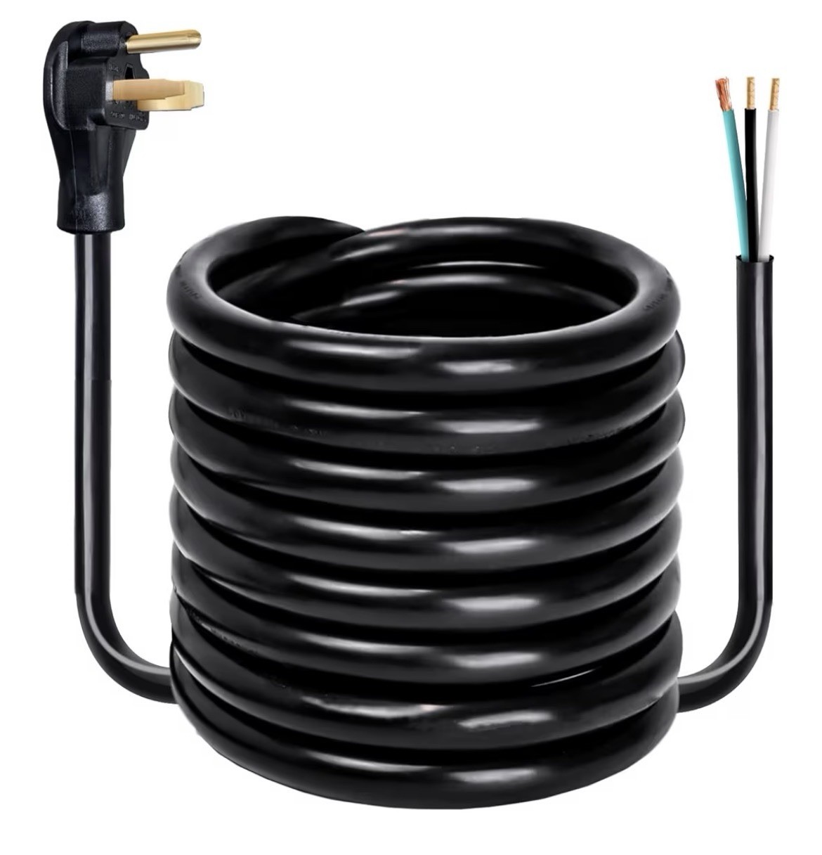 15FT 8 AWG 3 Prong Replacement Power Cord with N6-50P Plug