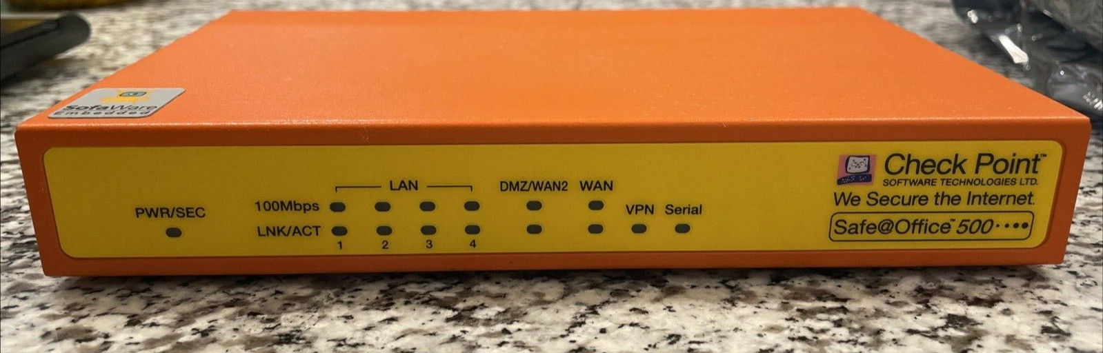 Check Point SafeOffice 500 Internet Security Appliance SBX-166L HGE-5