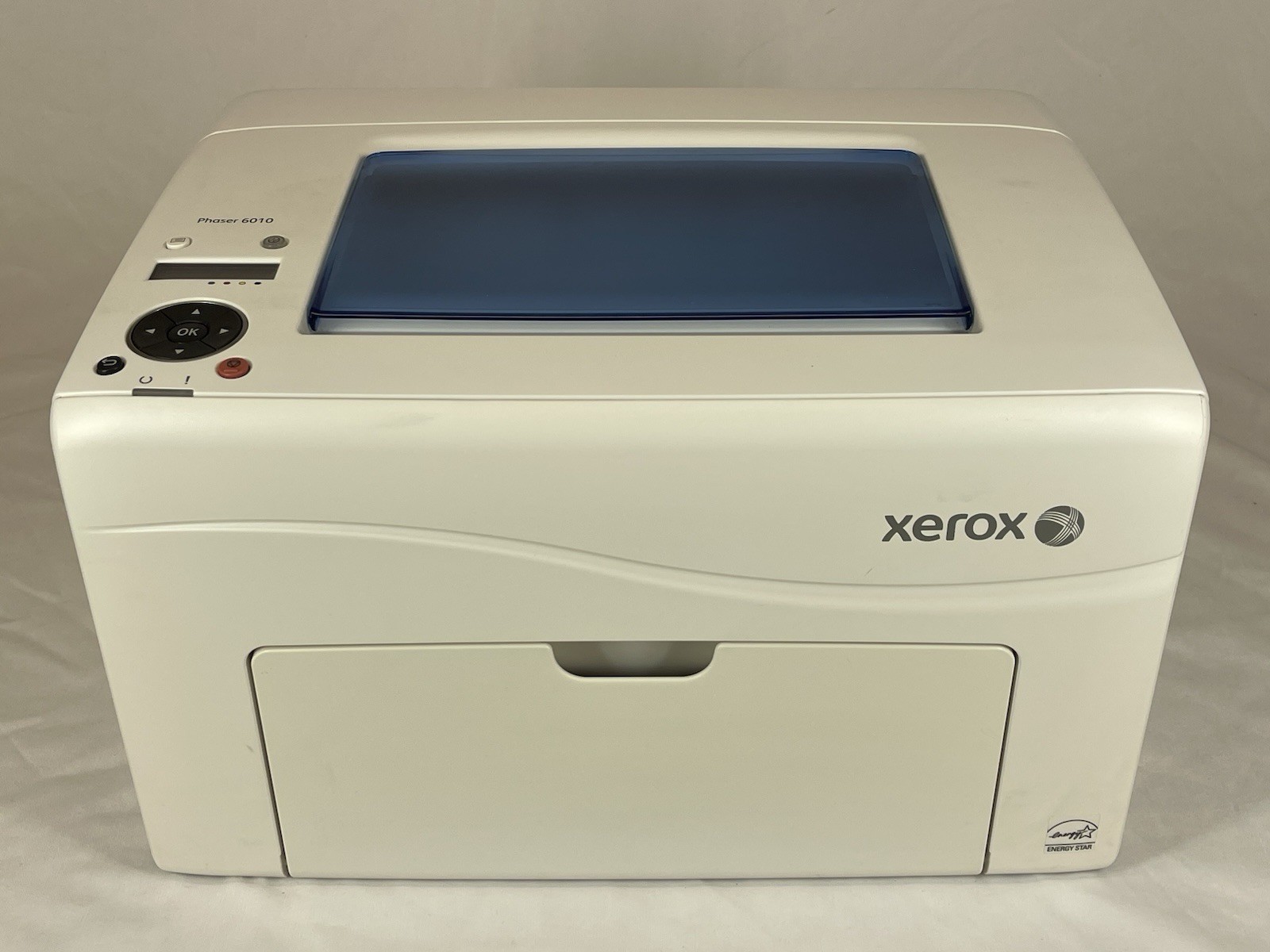 Xerox Phaser 6010 Workgroup Color Laser Printer Streaks Printed Drum Needs Clean