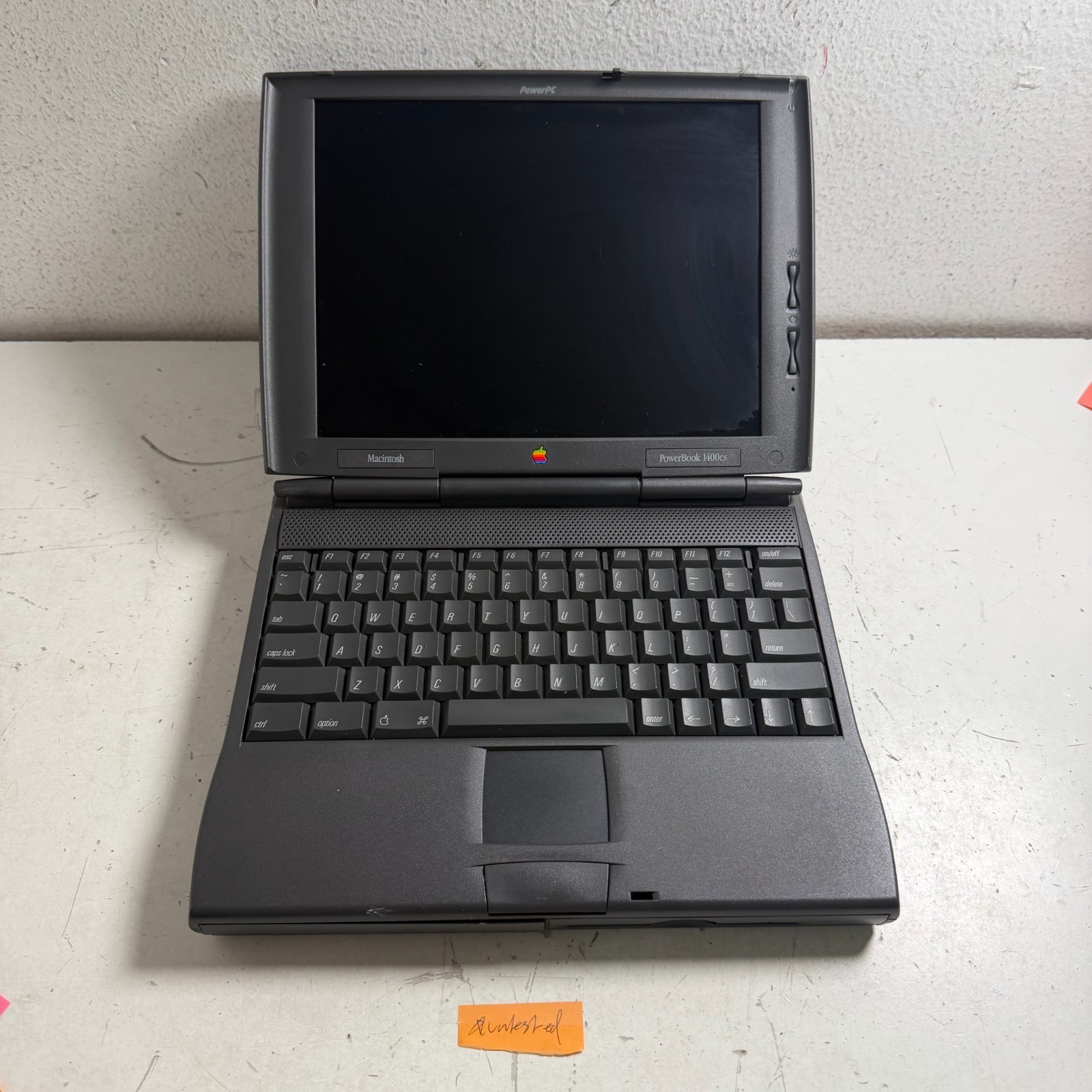 Vintage Apple Macintosh PowerBook 1400cs M3571 Dark Gray Laptop - Untested