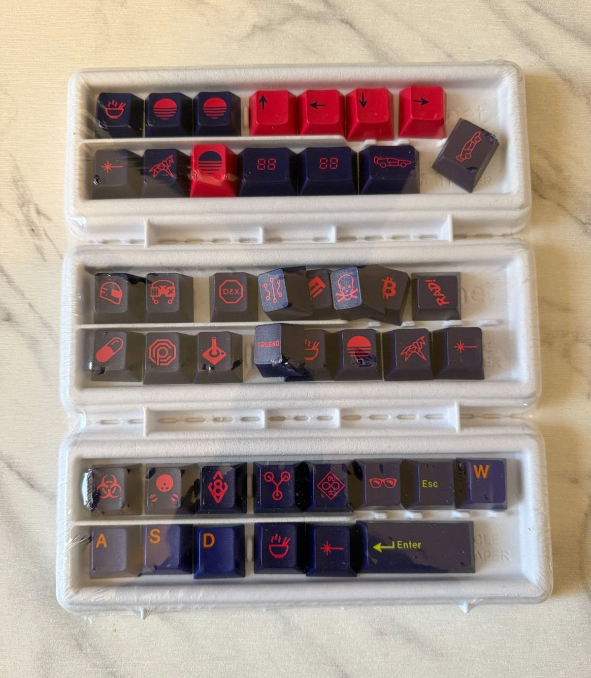 GMK Laser Novelties keycaps double shot ABS Genuine Made in Germany NEW