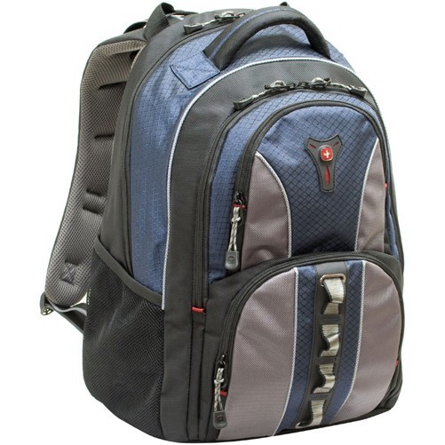 Wenger & Swissgear 27343060 WENGER COBALT BLK/BLUE BACKPACK FITS 15.6 LAPTOP GA-