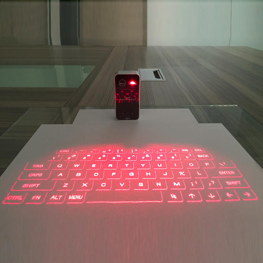 Teclado virtual lasser,Wireless Virtual Laser Keyboard Mini Bluetooth Projection