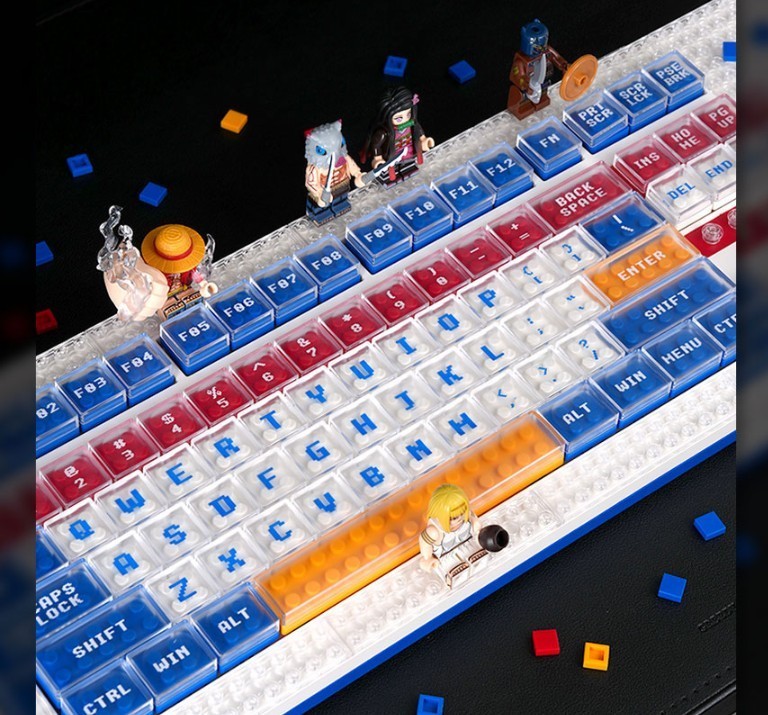 MelGeek Pixel Wireless Mechanical Keyboard - Palette, Kailh Custom T Switches