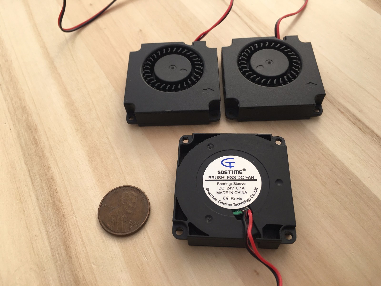 3 Pieces 24v 40mm fan Brushless Exhaust 3D Printer Blower Computer Gdstime C24