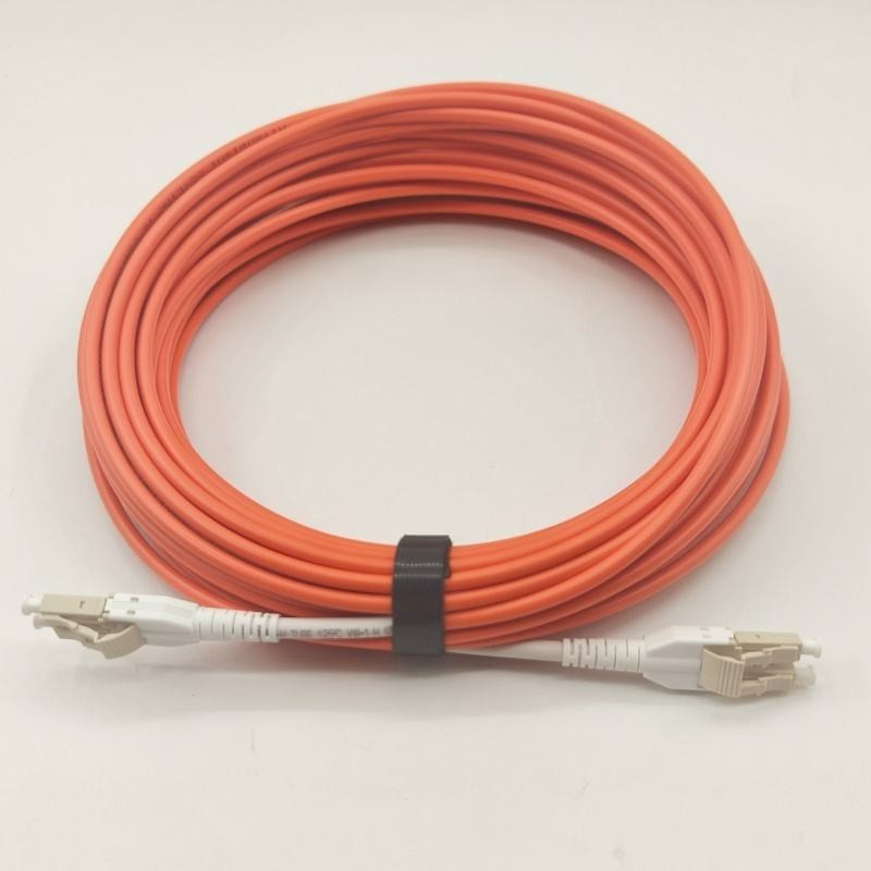 50~400M LC Uniboot Fiber Patch Cord Duplex OM1 Multimode Fiber Optic Patch Cable