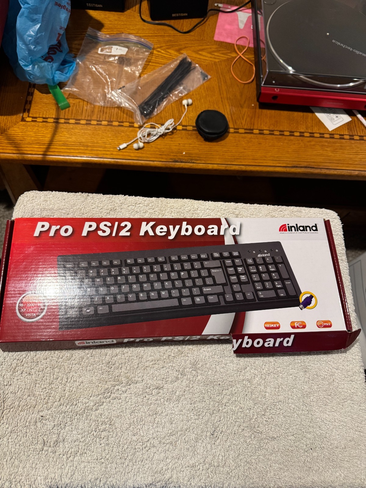 Inland Pro PS2 Wired Keyboard - OPEN BOX