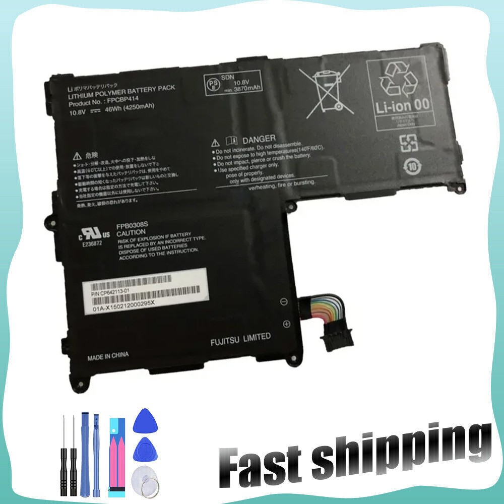 New  FPCBP414 FPB0308S CP642113-01 Battery for Fujitsu Stylistic Q704