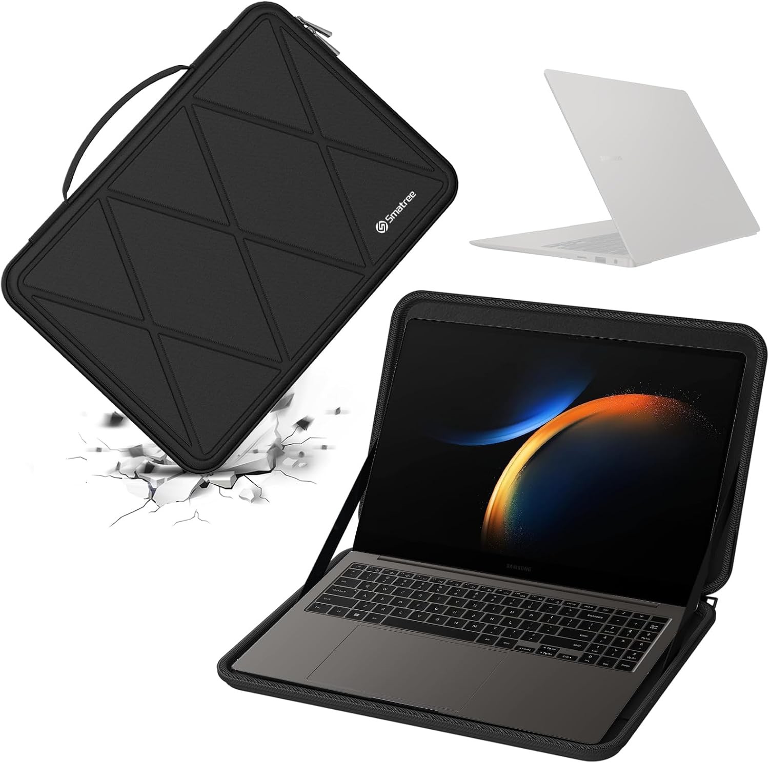 Sleeve for 14 inch Samsung Galaxy Book5/4/3 Pro, Hard EVA Protective Case