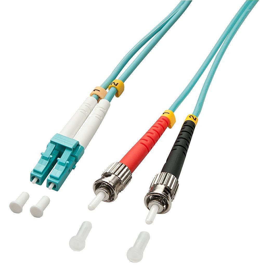 Lindy W128457187 46380 Fibre Optic Cable LC/ST OM3 1m ~E~