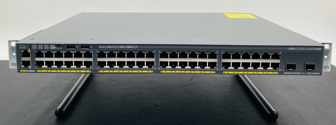 Cisco WS-C2960X-48FPD-L 48 POE+ GE+2 10G