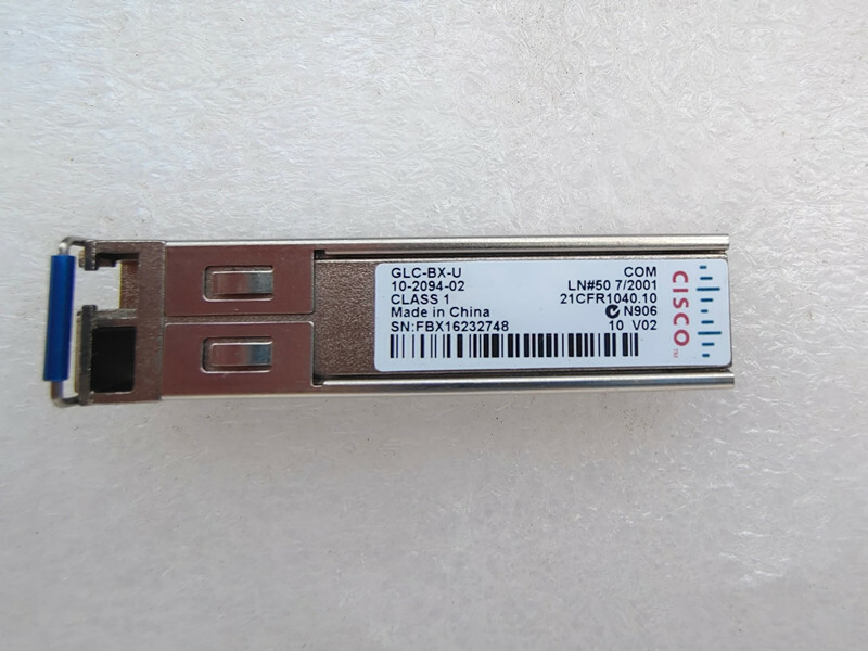 Cisco GLC-BX-U 1000 Base-BX-U Tx1310/Rx1490nm 20KM SFP BiDi Transceiver Module