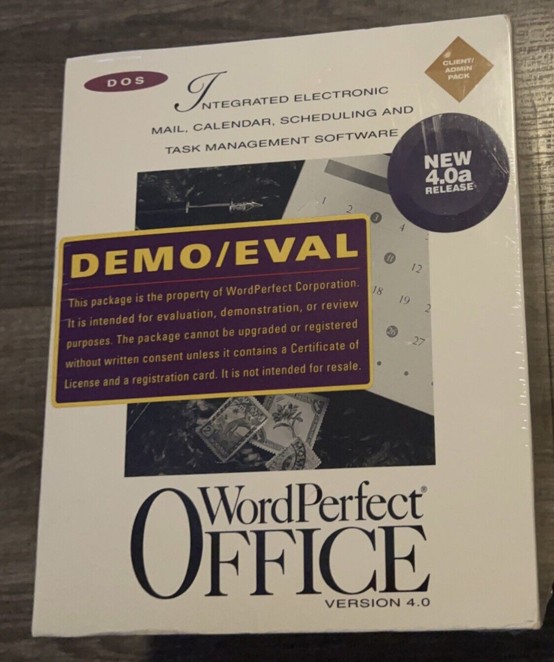 Vintage Word Perfect Client Pack 3.5 Diskettes Version 4.0