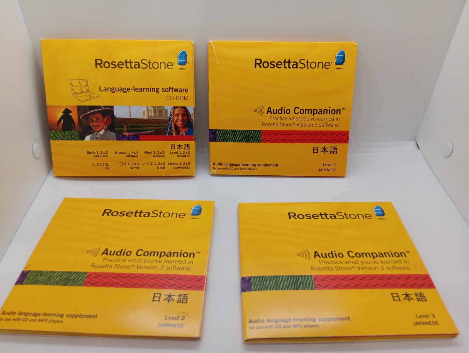 Rosetta Stone Japanese Level 1 2 3 Language Learning Software 