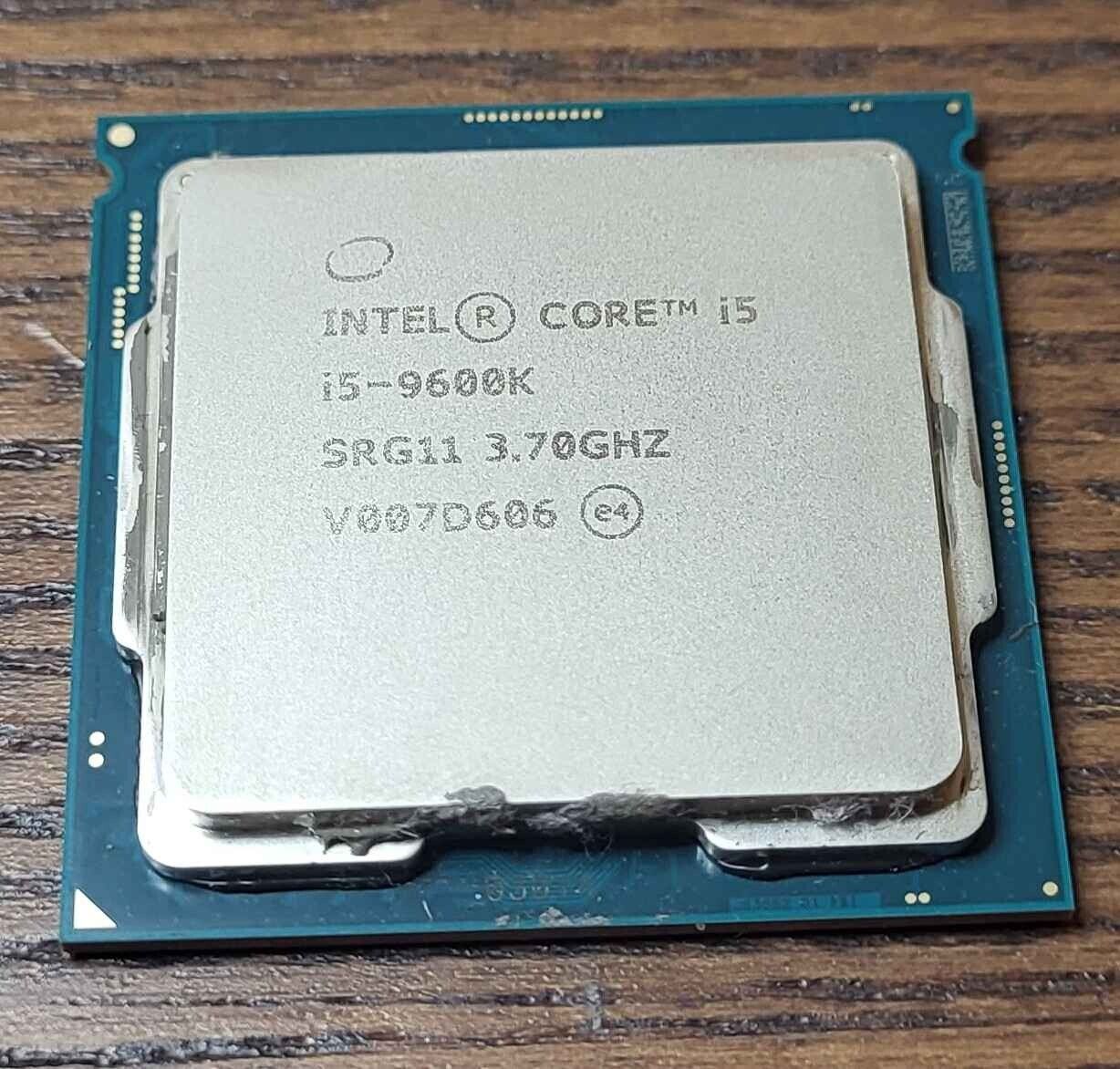 🔥🔥 Intel Core i5-9600K Desktop Processor (SRG11 3.7 GHz, V007D606)